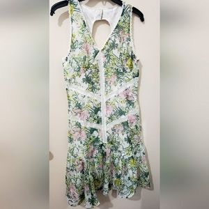 Jaspal floral lace sleeveless dress size L brand new